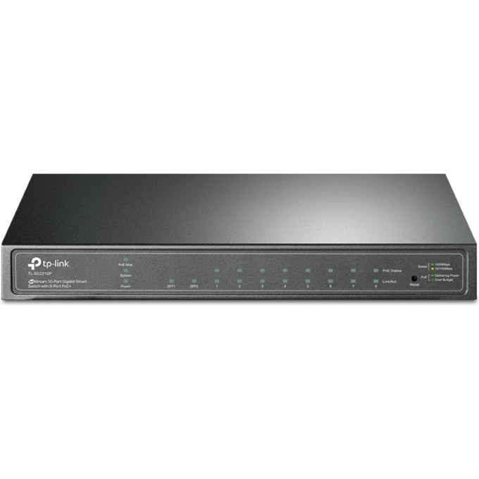 Коммутатор JetStream Smart с 8 портами TP-LINK TL- SG2210P Коммутатор JetStream Smart с 8 портами TP-LINK TL- SG2210P