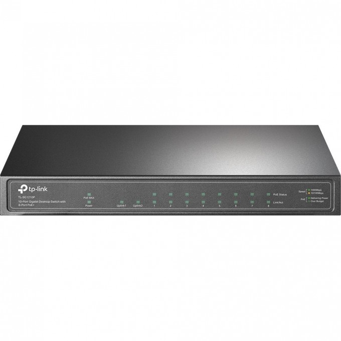 Коммутатор TP-LINK 10-портовый настольный TL-SG1210P Коммутатор TP-LINK 10-портовый настольный TL-SG1210P