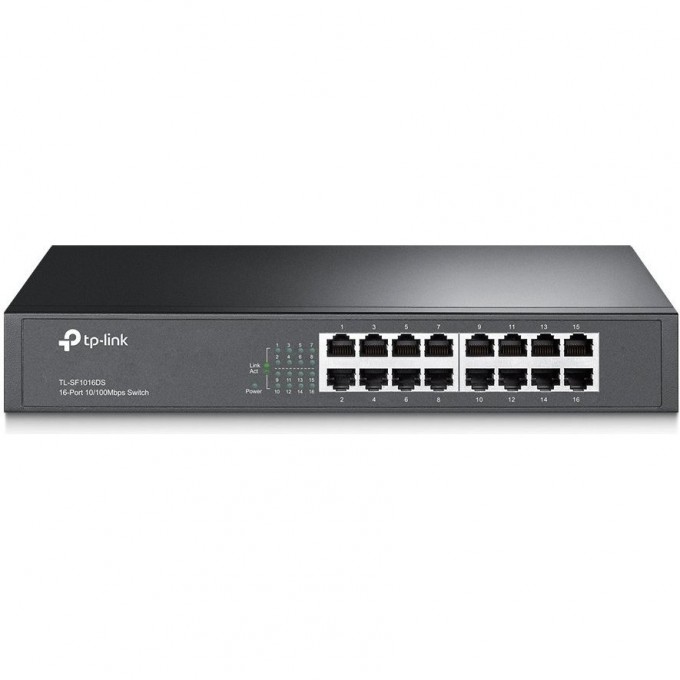 Коммутатор TP-LINK 16-портовый Fast Ethernet TL-SF1016DS Коммутатор TP-LINK 16-портовый Fast Ethernet TL-SF1016DS