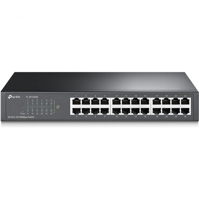 Коммутатор TP-LINK 24-портовый 10/100 Мбит/с TL-SF1024D Коммутатор TP-LINK 24-портовый 10/100 Мбит/с TL-SF1024D