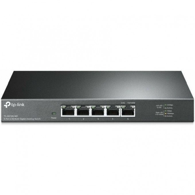 Коммутатор TP-LINK 5-портовый 2,5 Гбит/с TL-SG105-M2 Коммутатор TP-LINK 5-портовый 2,5 Гбит/с TL-SG105-M2