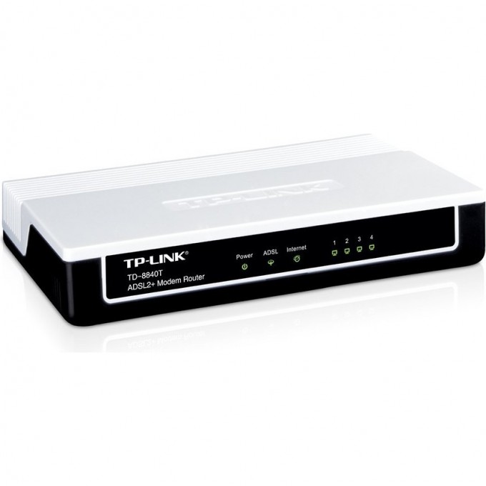 Маршрутизатор TP-LINK со встроенным модемом ADSL2+ TD-8840T Маршрутизатор TP-LINK со встроенным модемом ADSL2+ TD-8840T