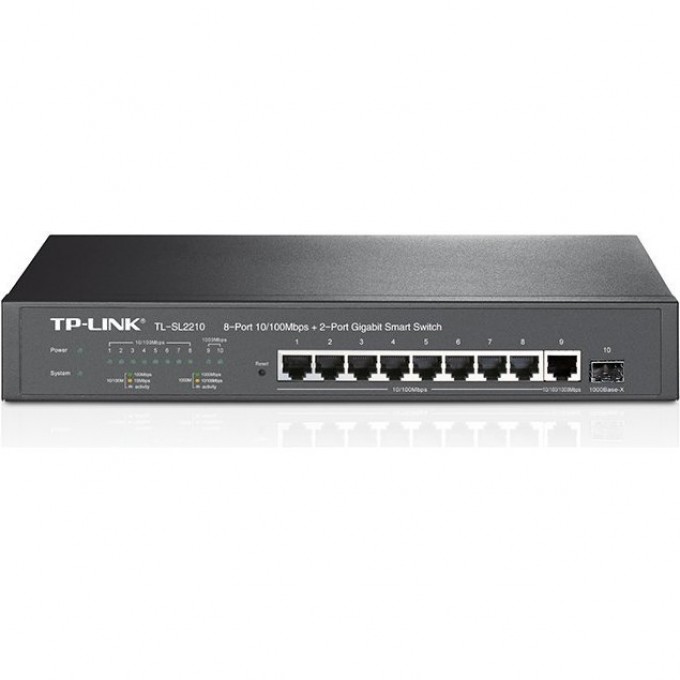 Smart-коммутатор TP-LINK на 8 портов 10/100 Мбит/с TL-SL2210 Smart-коммутатор TP-LINK на 8 портов 10/100 Мбит/с TL-SL2210