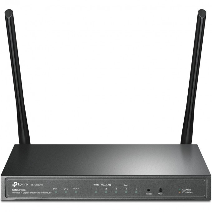 VPN-маршрутизатор TP-LINK гигабитный широкополосный TL-ER604W VPN-маршрутизатор TP-LINK гигабитный широкополосный TL-ER604W